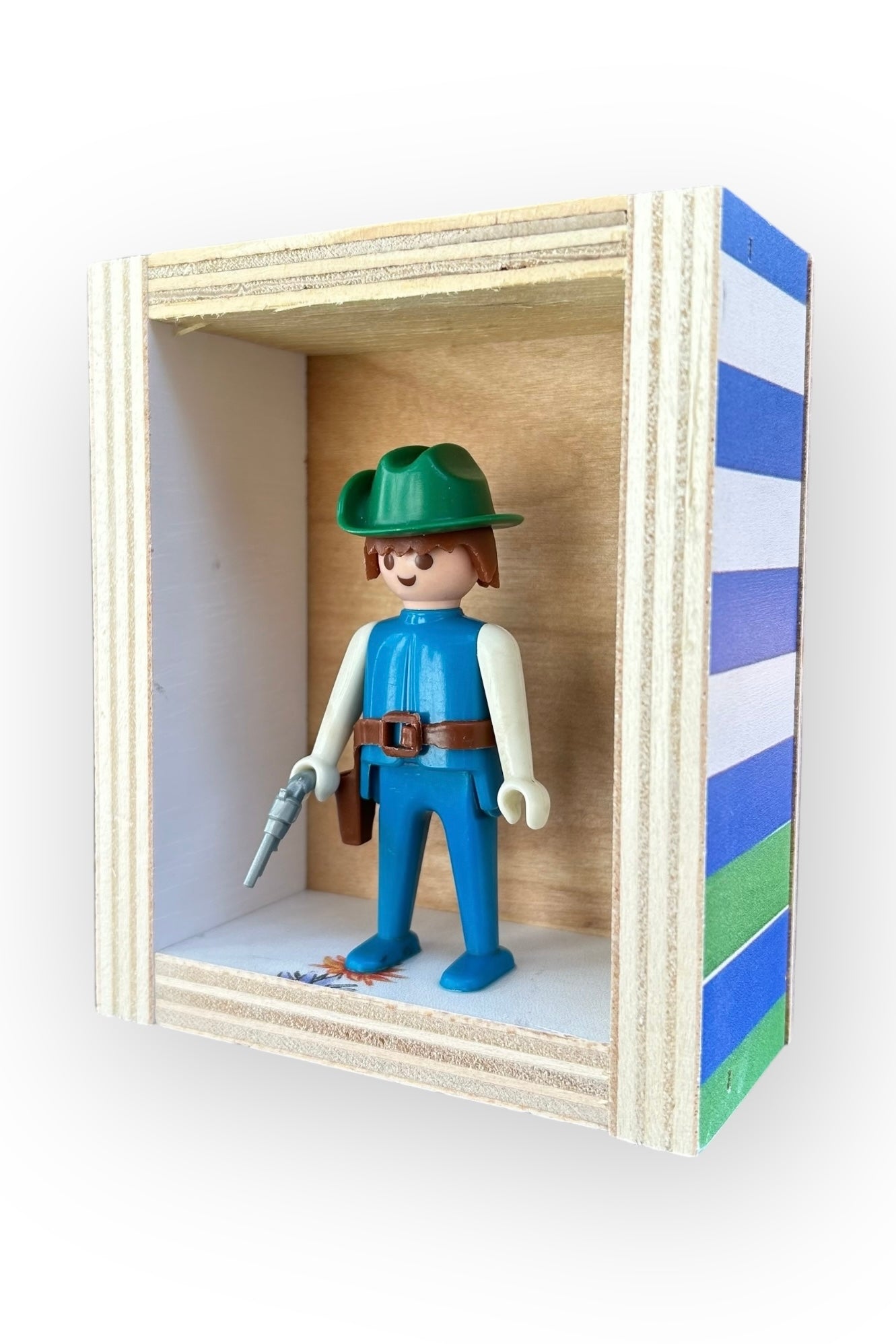 Playmobil huisje 'cowboy met groene hoed, holster en pistool'