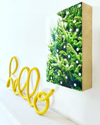 White Xmas / Foto op Hout