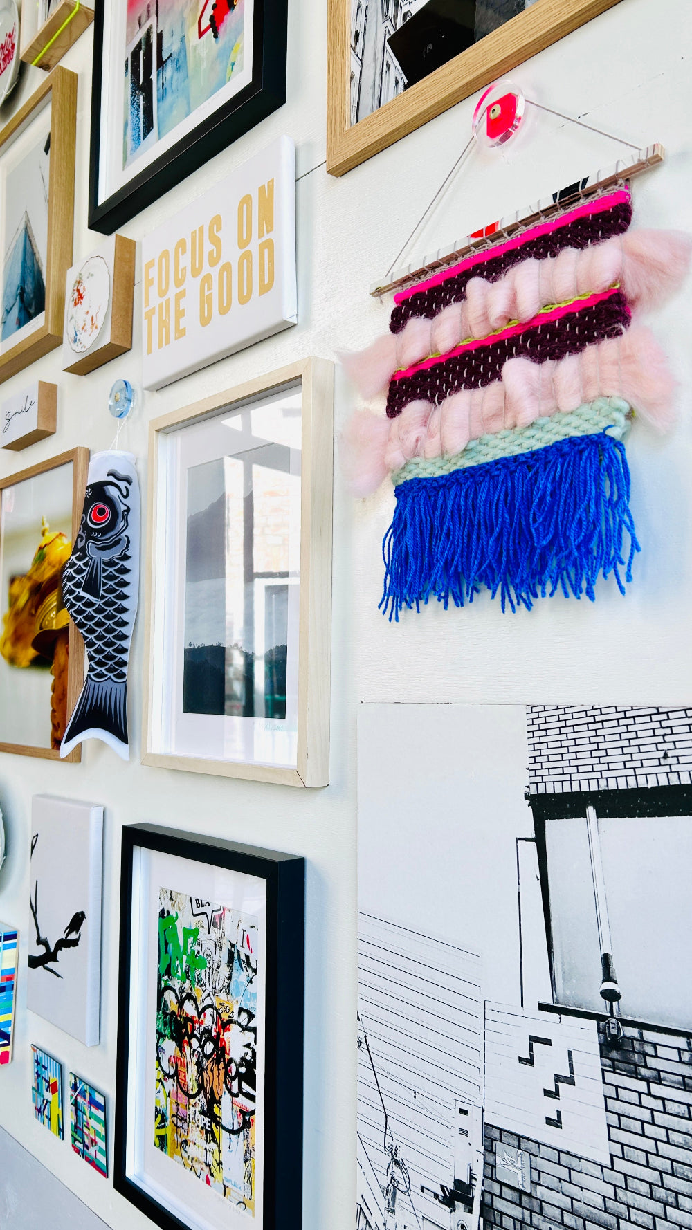 WORKSHOP WANDHANGER WEVEN in ons atelier, compleet (ca 3 uur)