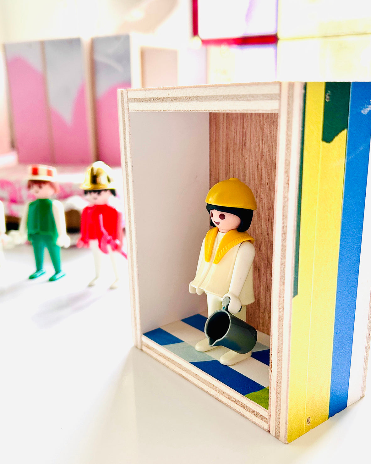 WORKSHOP PLAYMOBIL HUISJE MAKEN in ons atelier, compleet (ca 1,5 uur)