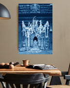 Altaar in blauw/ Nepal 2002