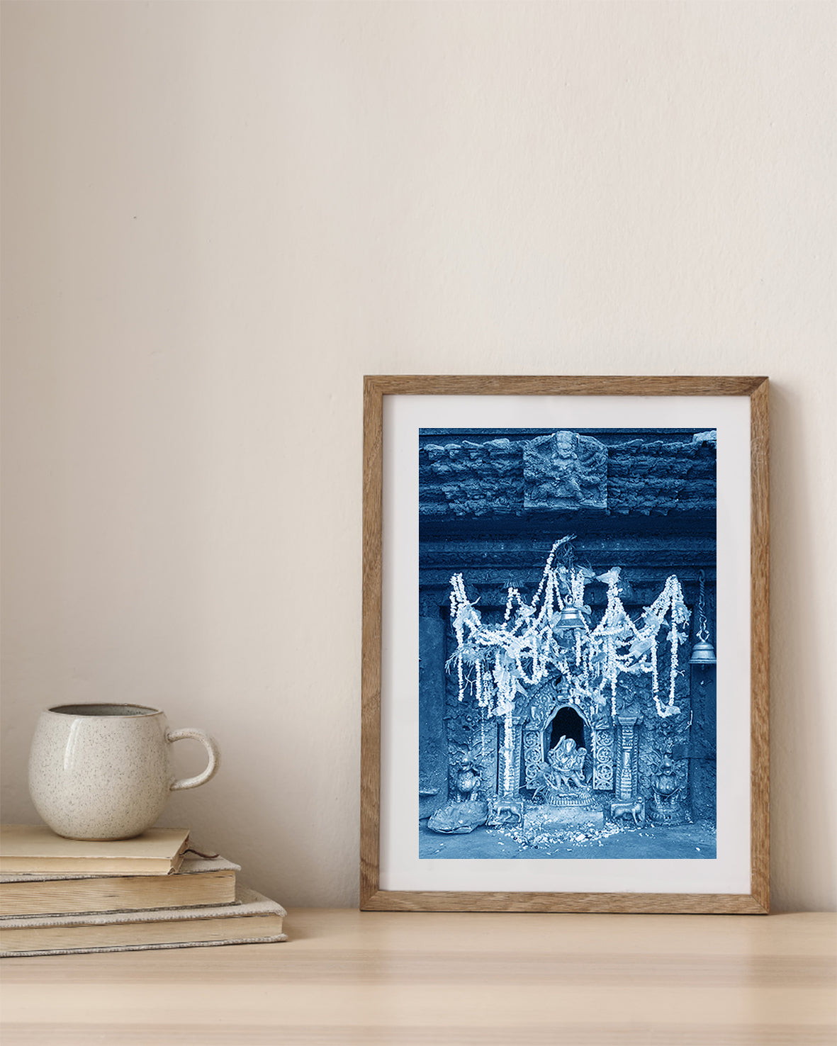 Altaar in blauw/ Nepal 2002