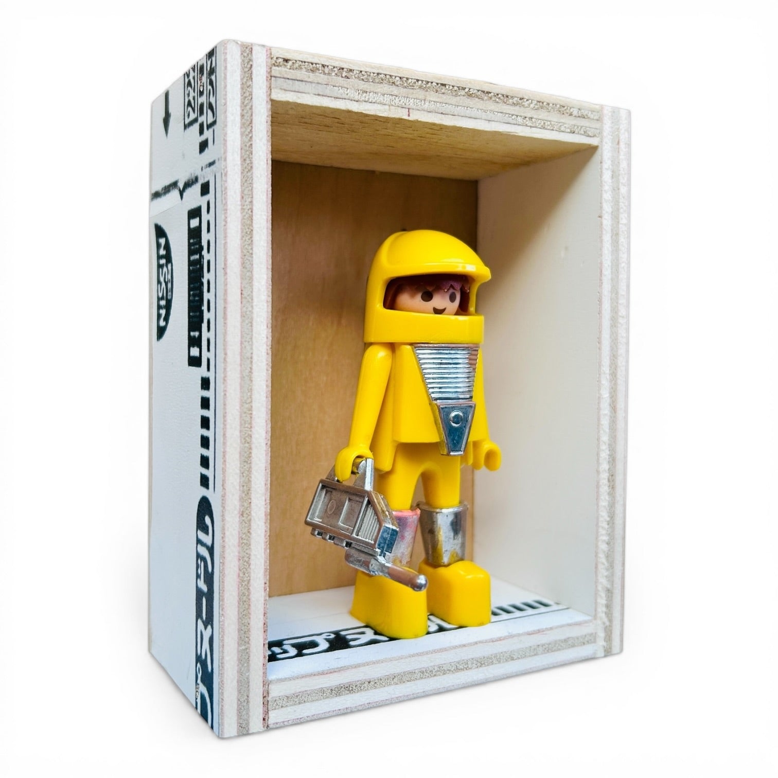 Playmobil huisje 'Astronaut geel met zilveren wapen'