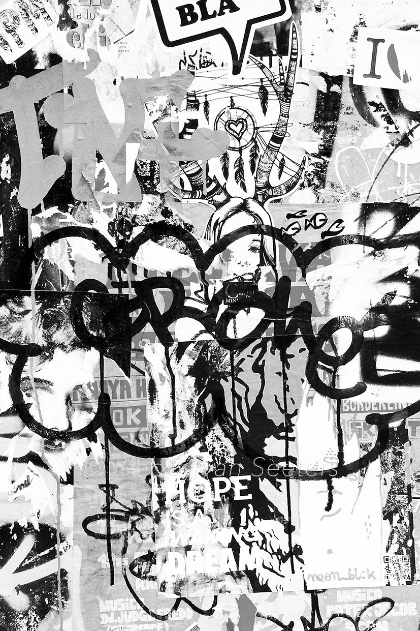 Bla ZW • Poster / Canvas