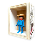 Playmobil huisje 'Blauwe cowboy met bruine hoed'