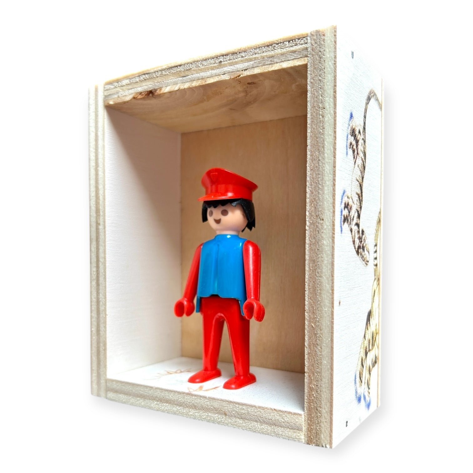 Playmobil huisje 'Blauwrood popje met tijgers'