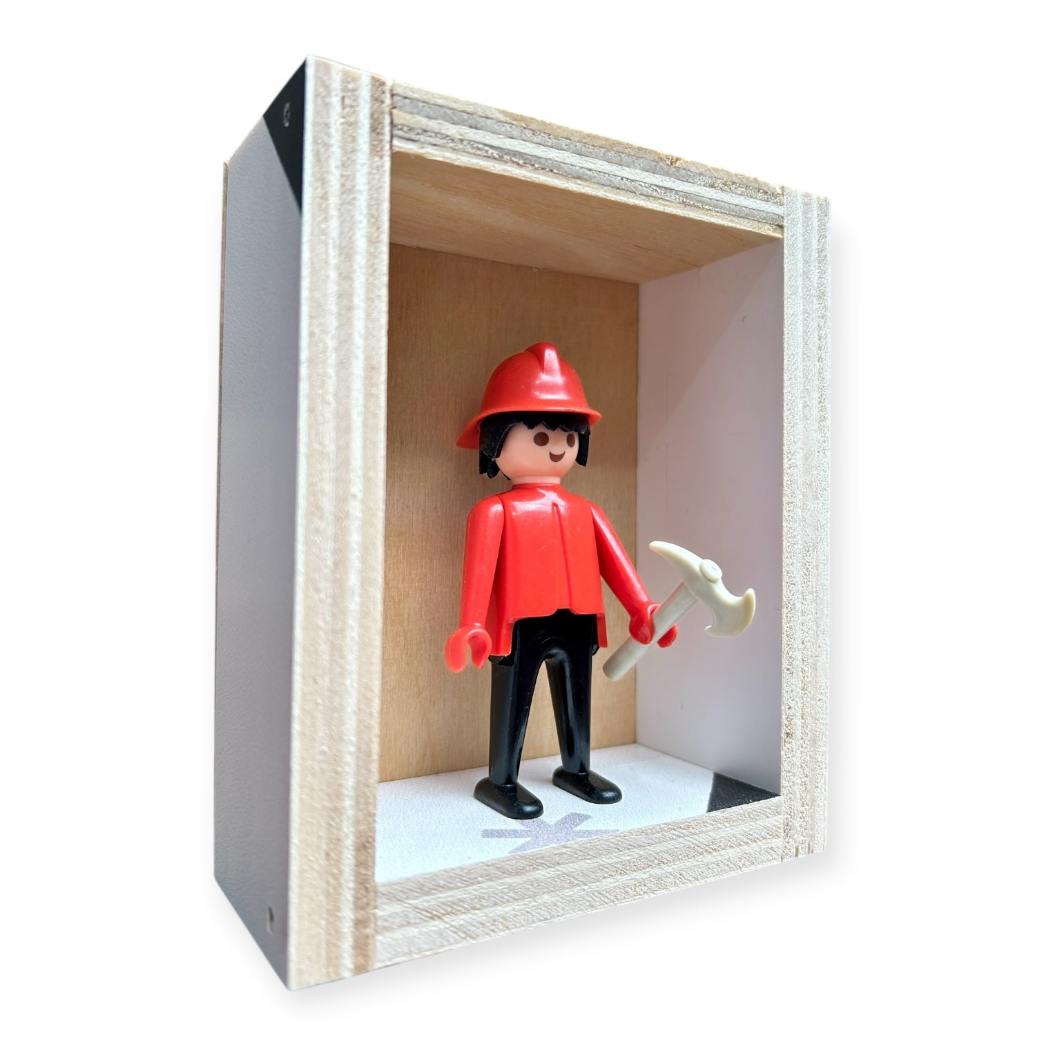 Playmobil huisje 'Brandweerman met hakbijl'