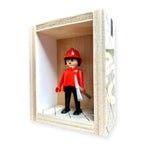 Playmobil huisje 'Brandweerman met pikhouweel'