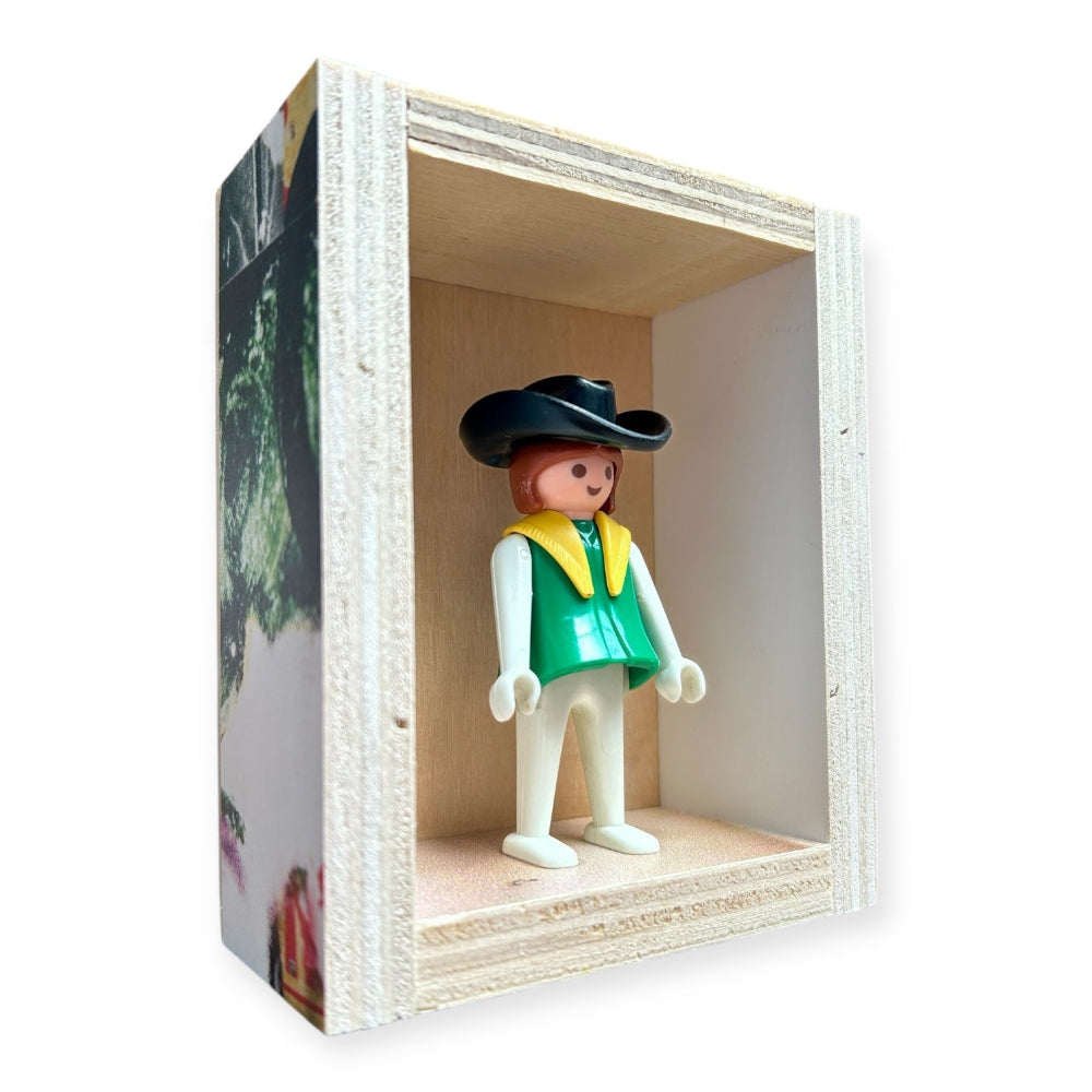 Playmobil huisje 'Meisje met zwarte cowboyhoed'