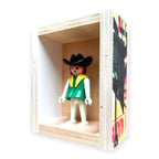 Playmobil huisje 'Meisje met zwarte cowboyhoed'