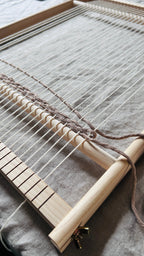 WORKSHOP WANDHANGER WEVEN in ons atelier, compleet (ca 3 uur)