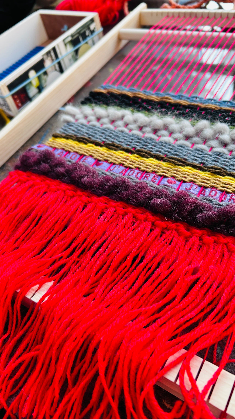 WORKSHOP WANDHANGER WEVEN in ons atelier, compleet (ca 3 uur)