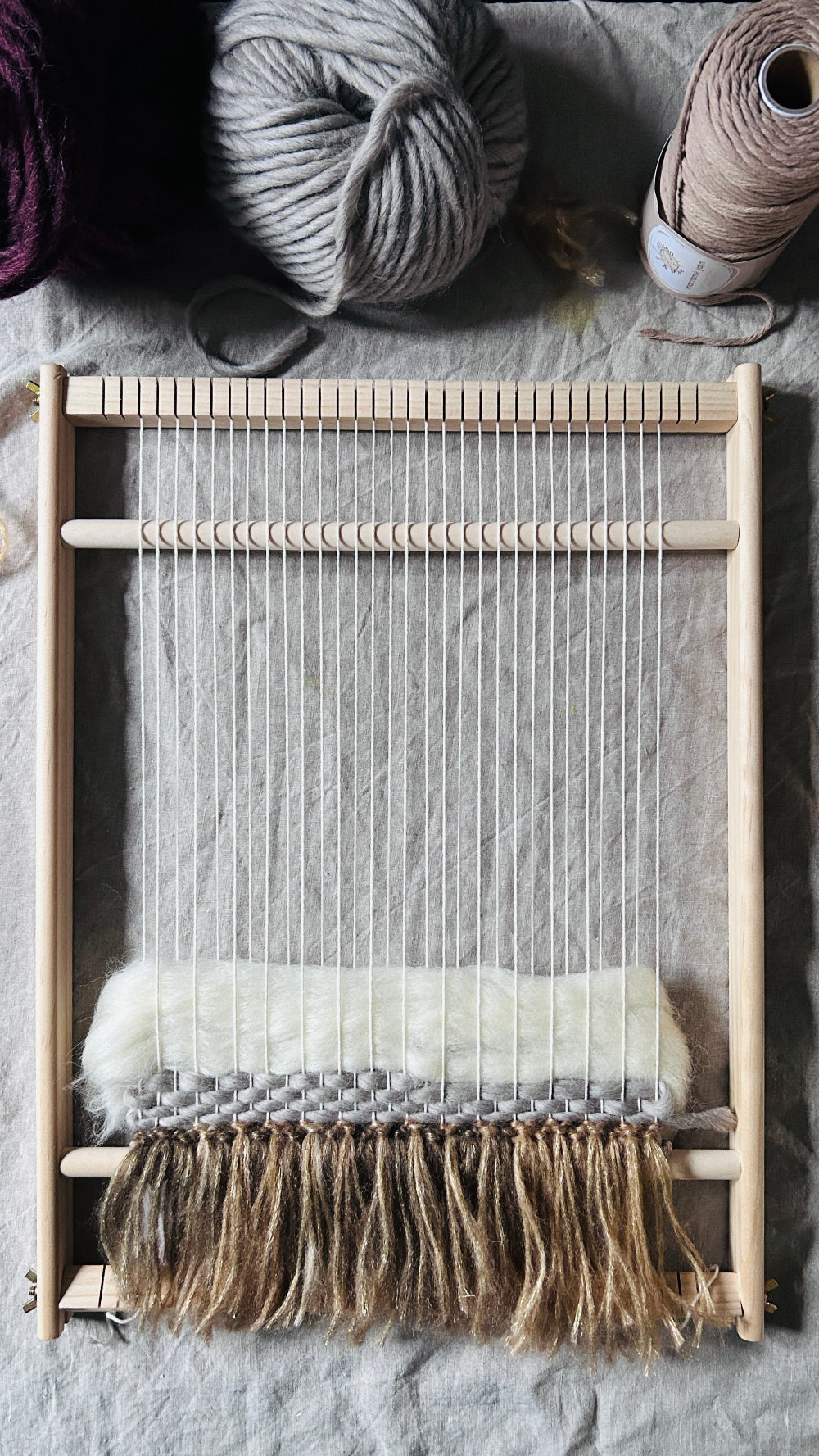 WORKSHOP WANDHANGER WEVEN in ons atelier, compleet (ca 3 uur)