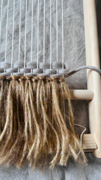 WORKSHOP WANDHANGER WEVEN in ons atelier, compleet (ca 3 uur)
