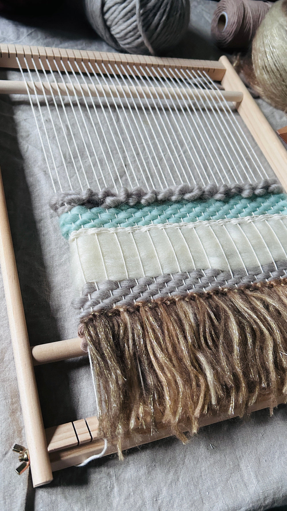 WORKSHOP WANDHANGER WEVEN in ons atelier, compleet (ca 3 uur)