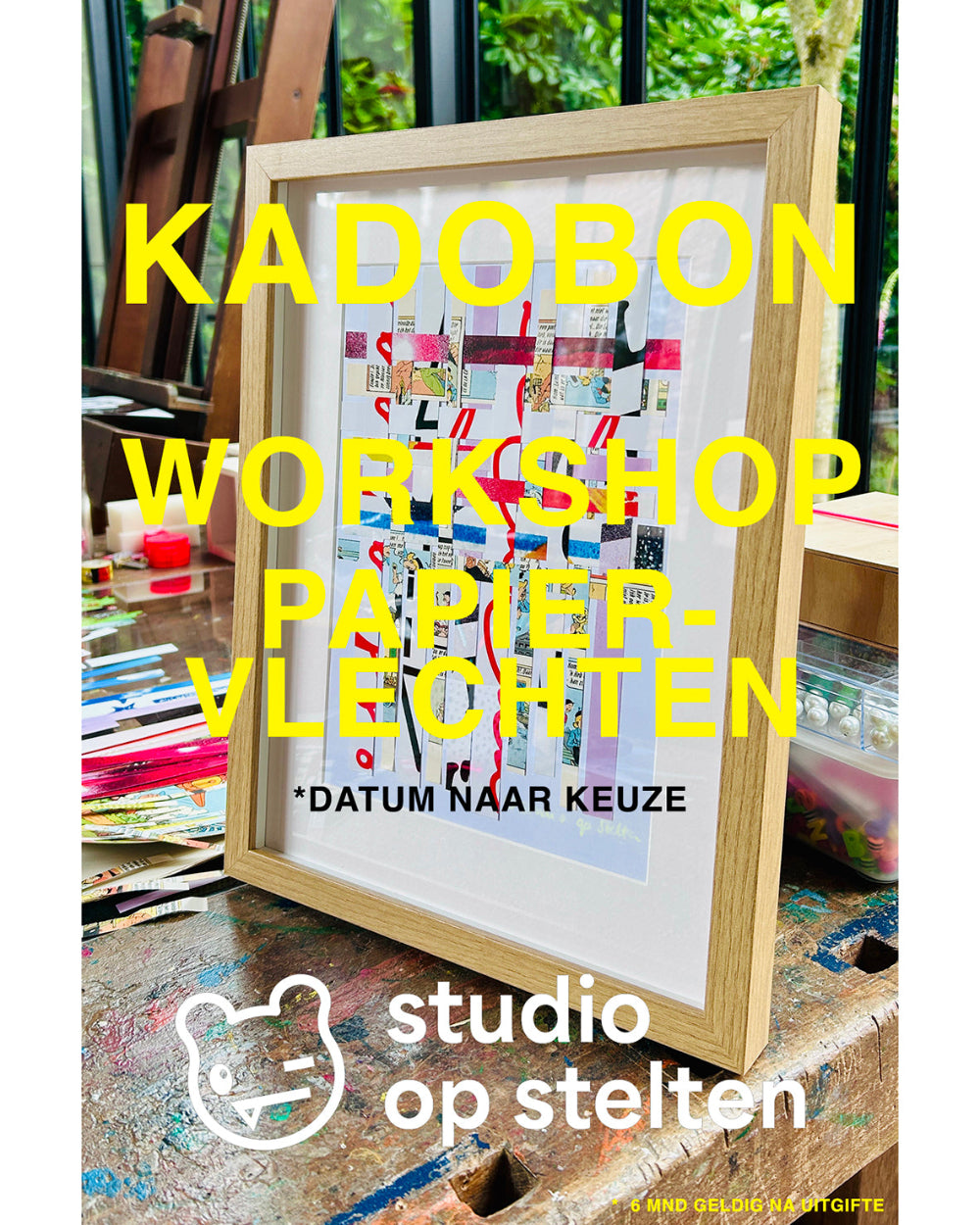 KADOBON / WORKSHOP PAPIER VLECHTEN