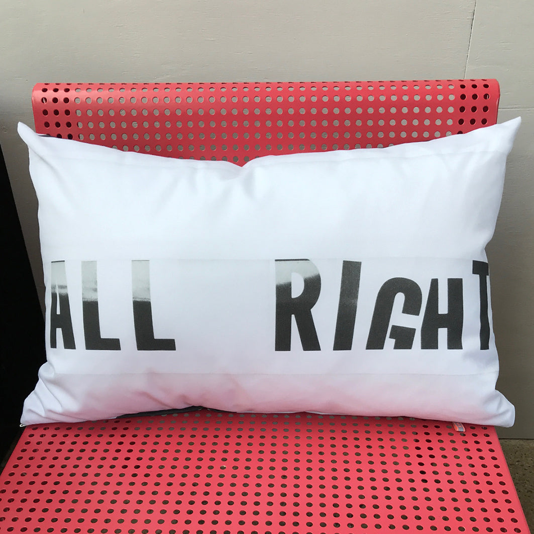 Kussen / F* Amazing + All Right / ZWARTWIT