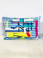 Kussen / Tape blauw