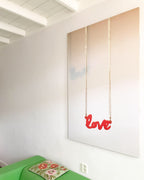 Love, kleur • Poster / Canvas