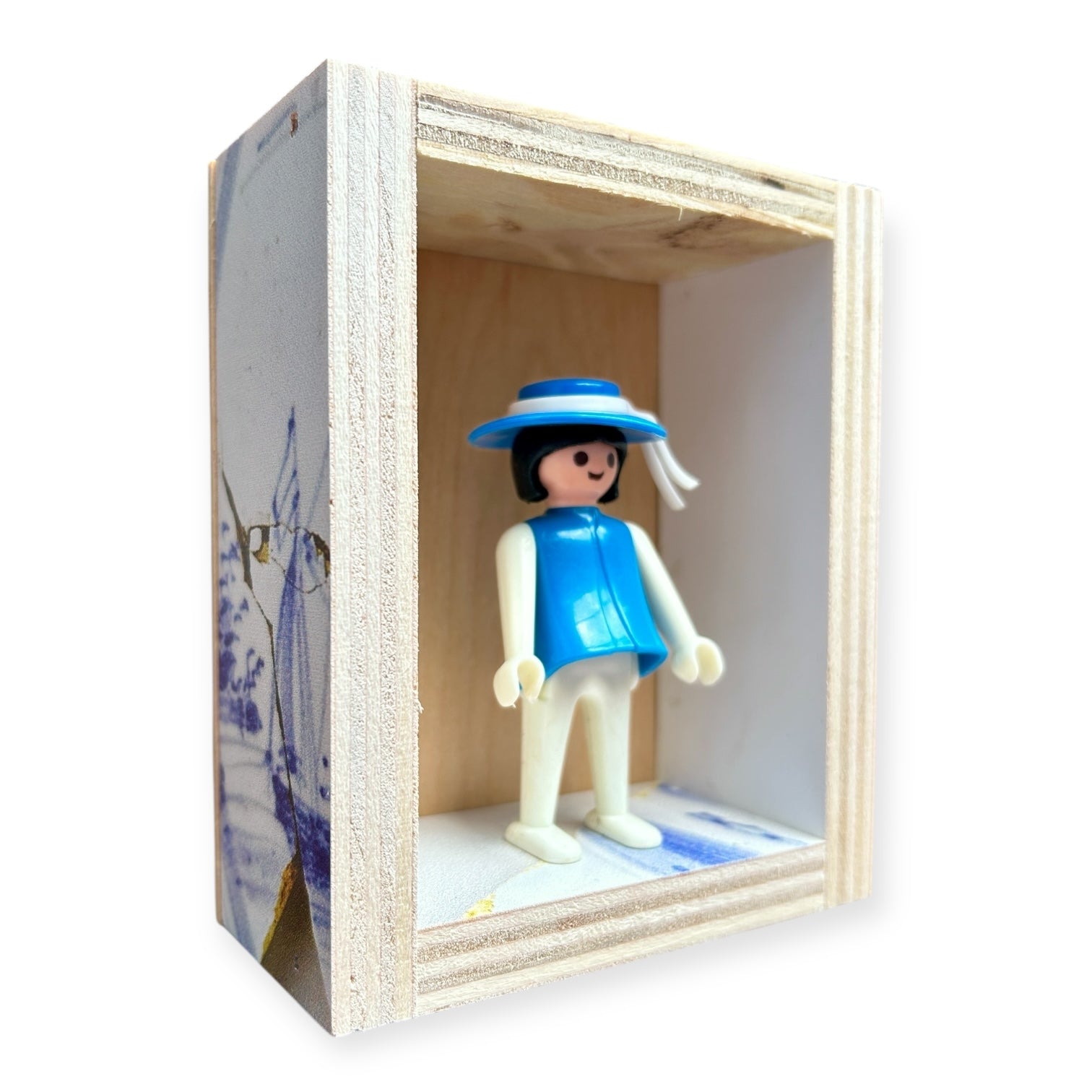 Playmobil huisje 'Meisje met blauwwitte hoed'