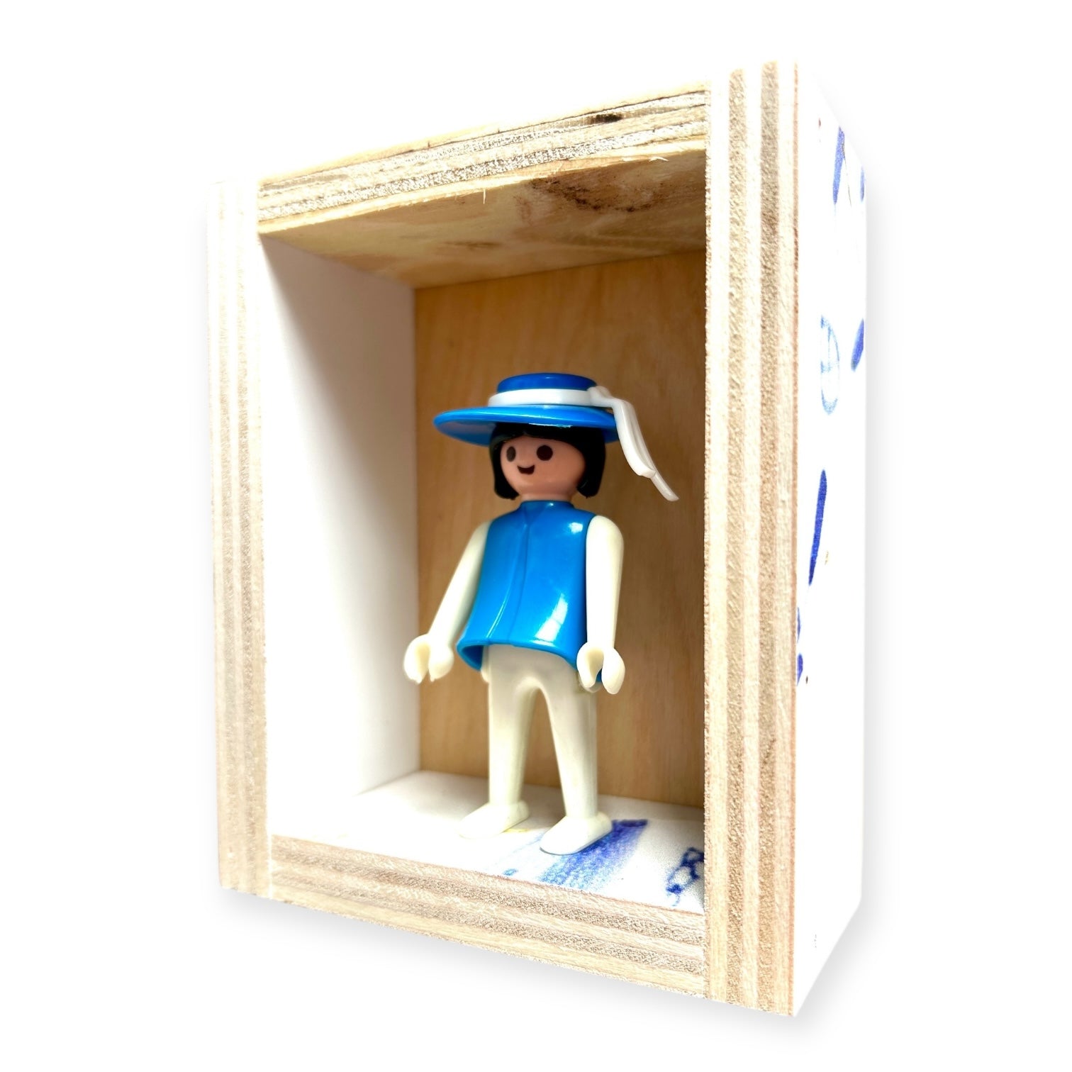Playmobil huisje 'Meisje met blauwwitte hoed'