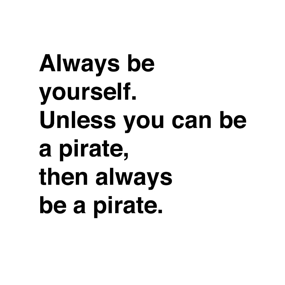 Pirates, vierkant / Foto op Hout