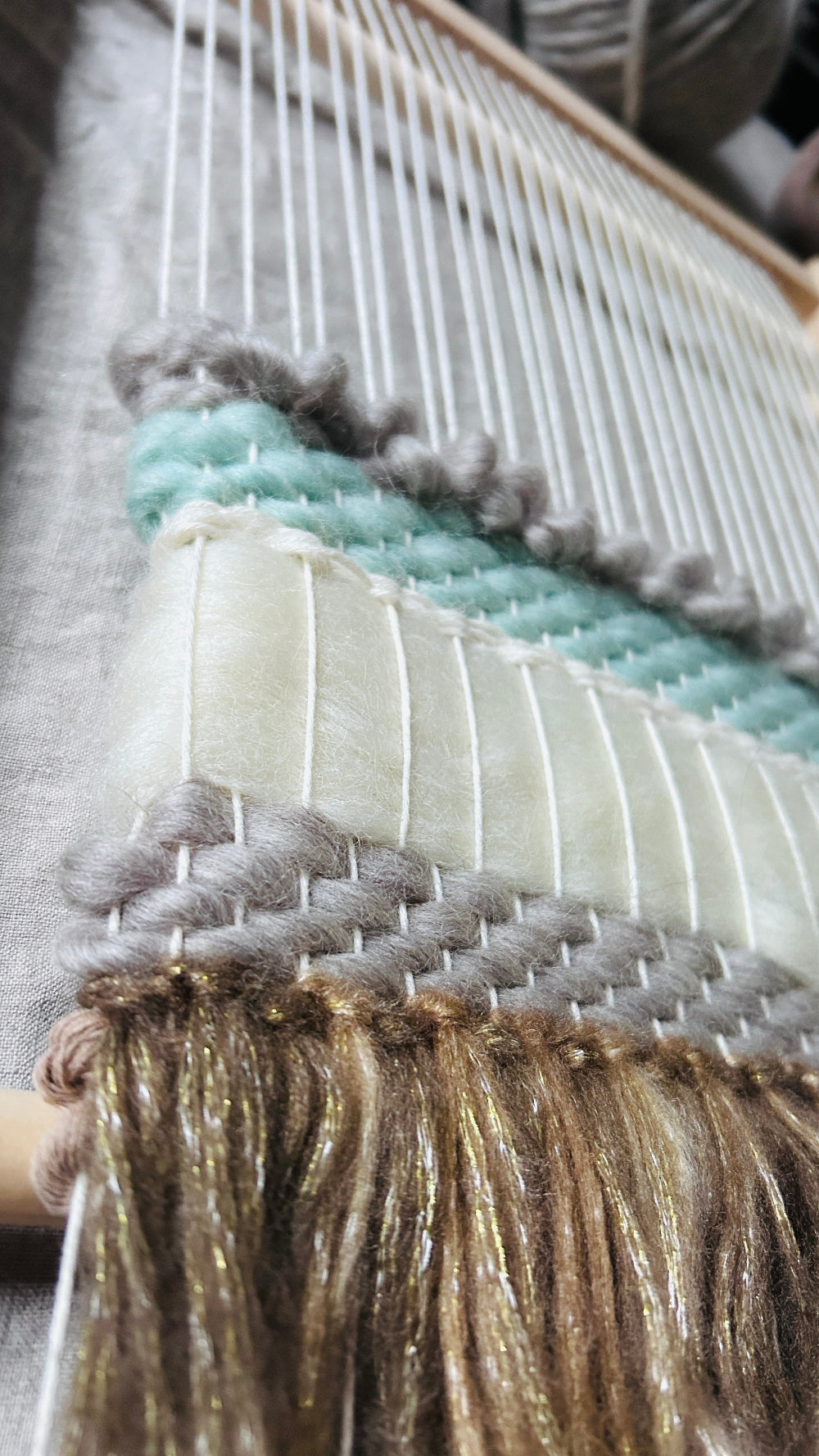 WORKSHOP WANDHANGER WEVEN in ons atelier, compleet (ca 3 uur)