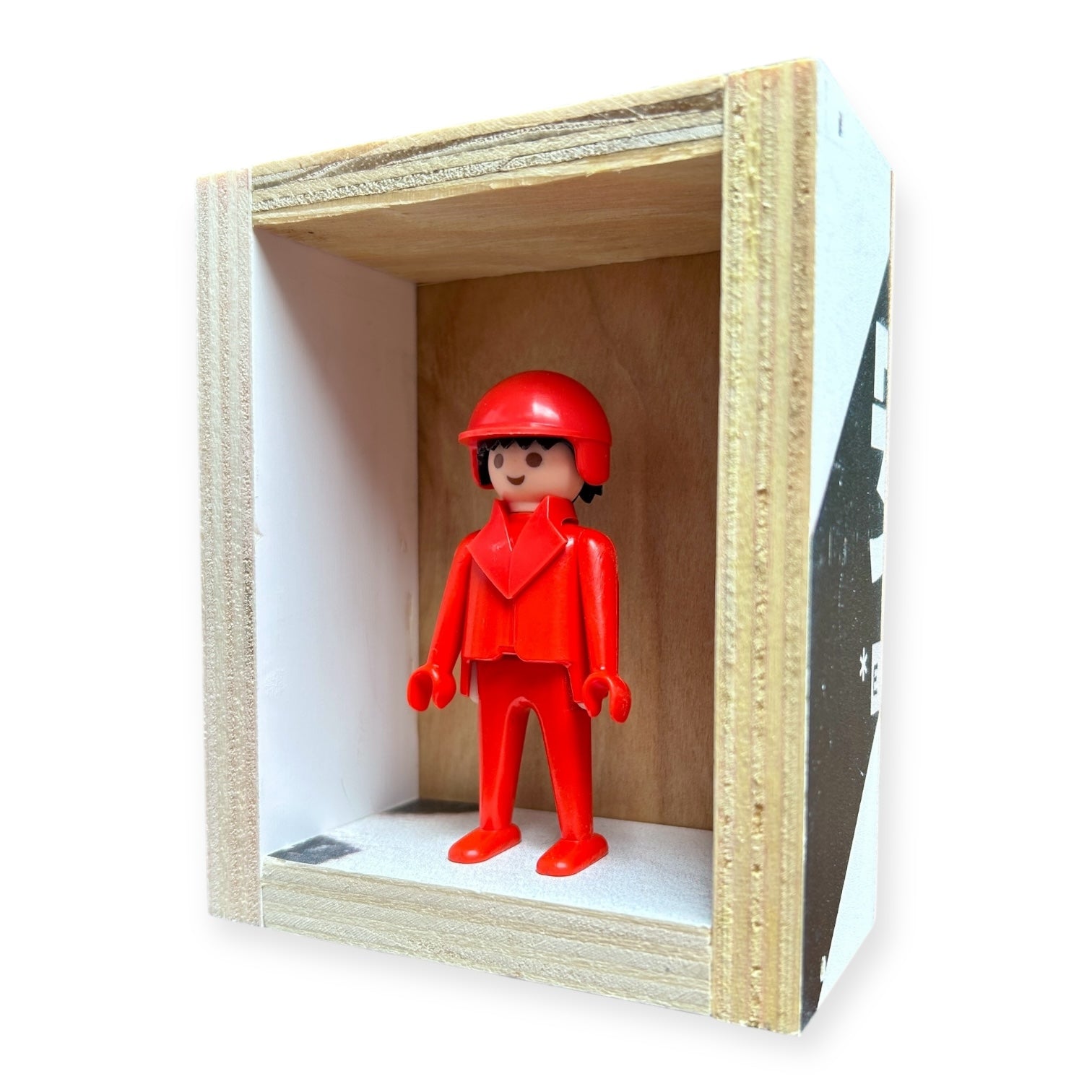 Playmobil huisje 'Rood popje met rode helm'