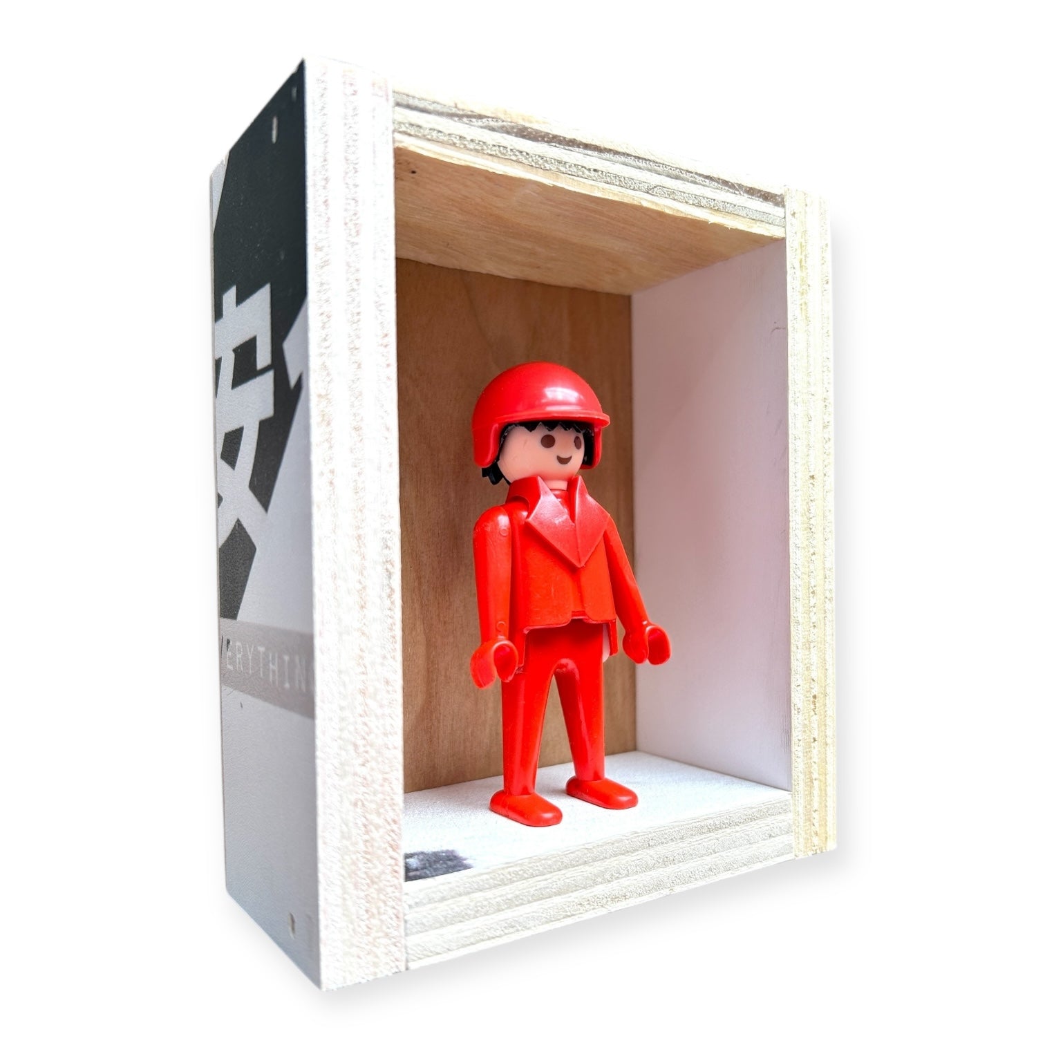 Playmobil huisje 'Rood popje met rode helm'