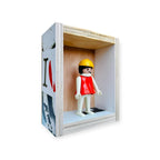 Playmobil huisje 'Roodwit meisje met gele alpinopet'