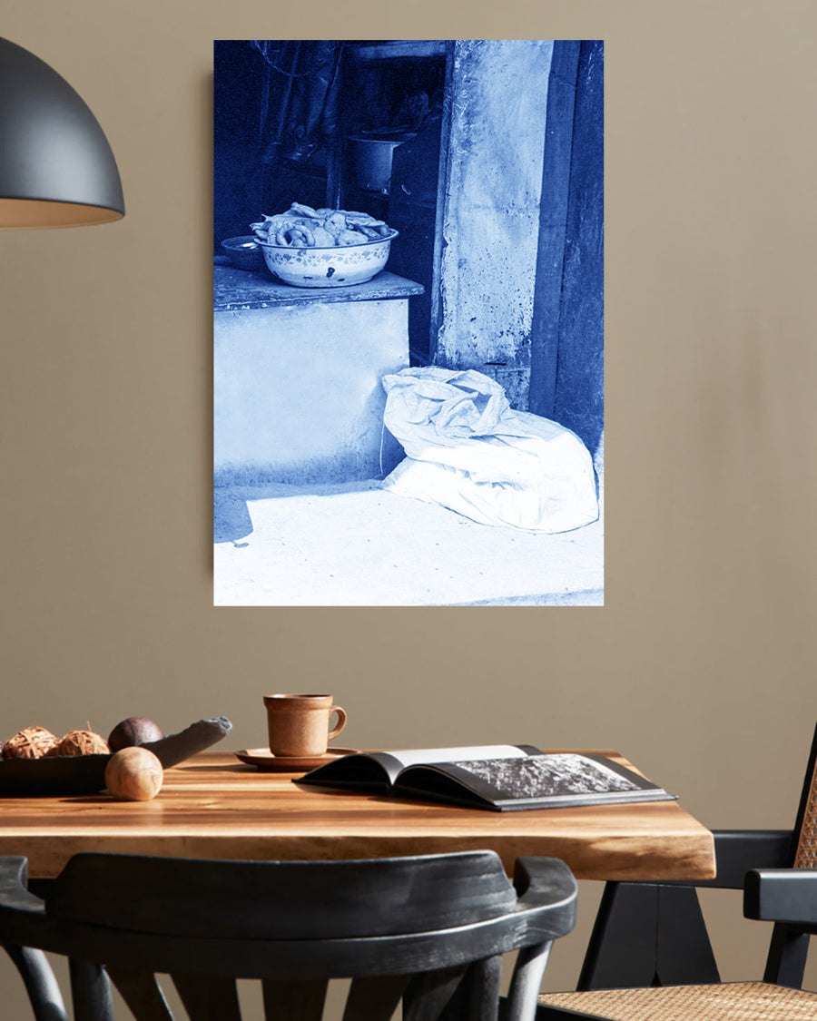 Stilleven in blauw/ Nepal 2002