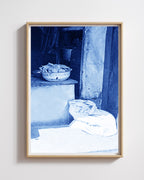 Stilleven in blauw/ Nepal 2002