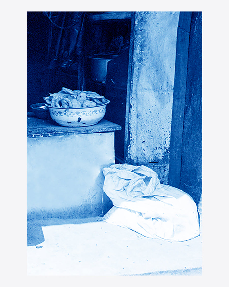 Stilleven in blauw/ Nepal 2002