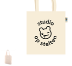 Tas met ons logo.