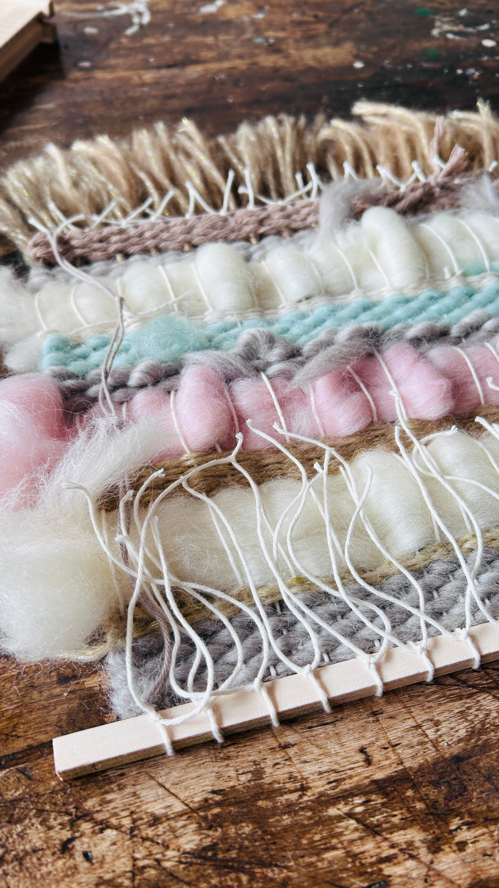 WORKSHOP WANDHANGER WEVEN in ons atelier, compleet (ca 3 uur)