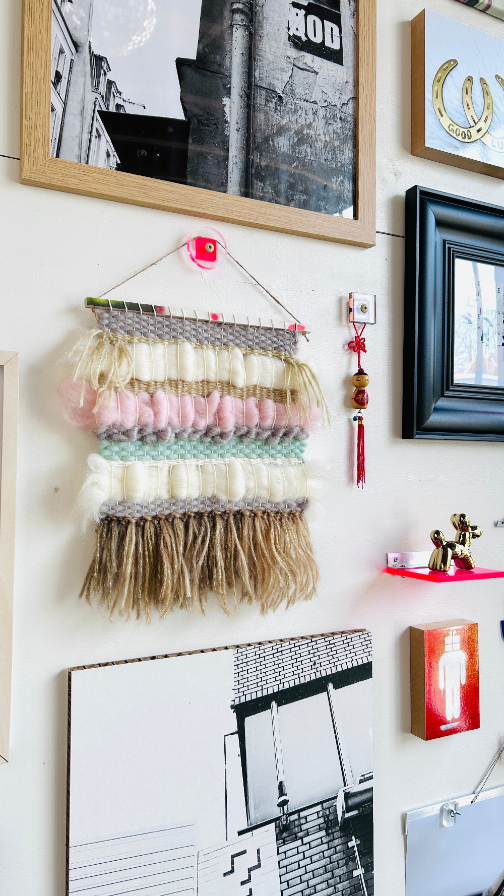 WORKSHOP WANDHANGER WEVEN in ons atelier, compleet (ca 3 uur)
