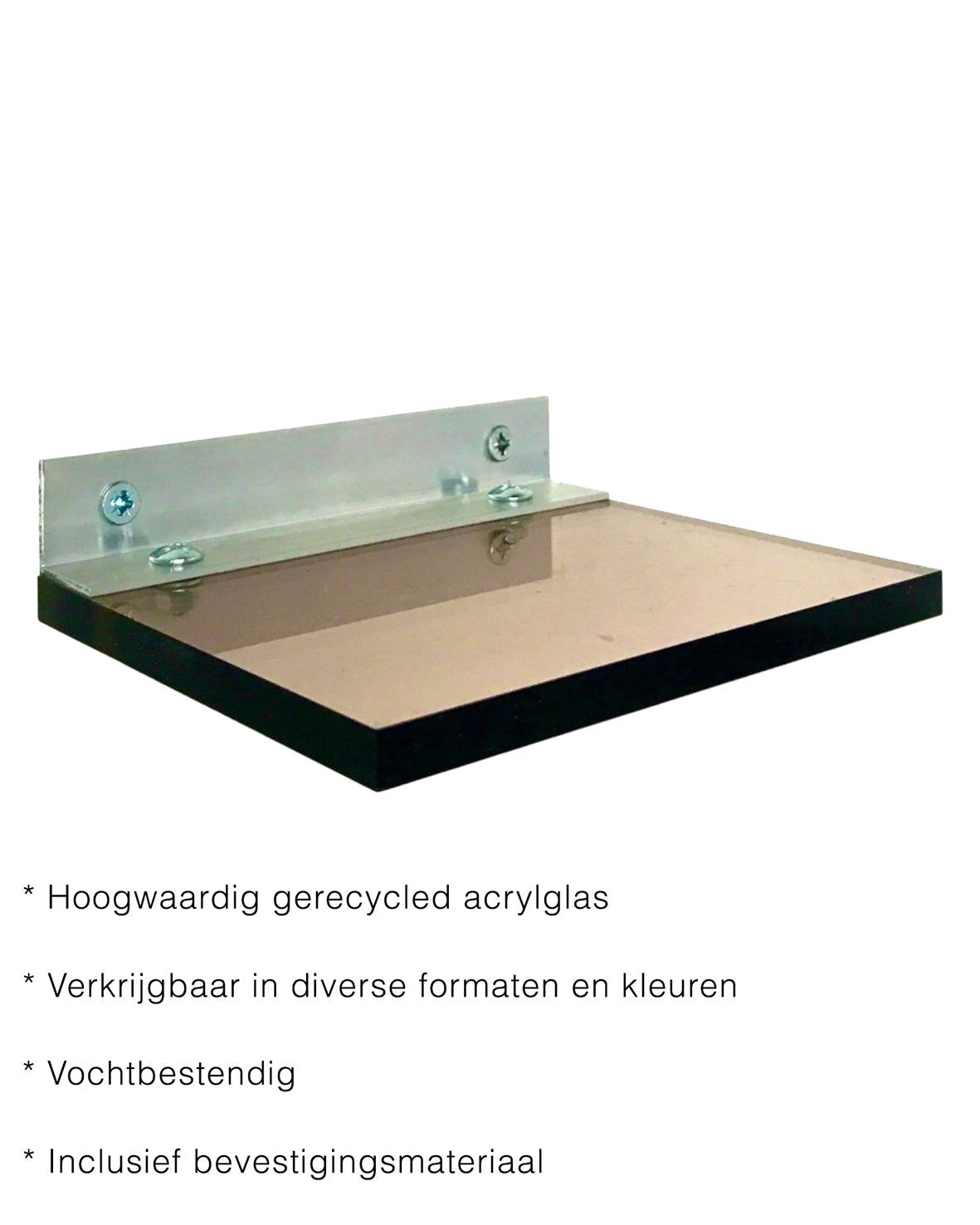 WANDPLANKJE Smoke BRUIN