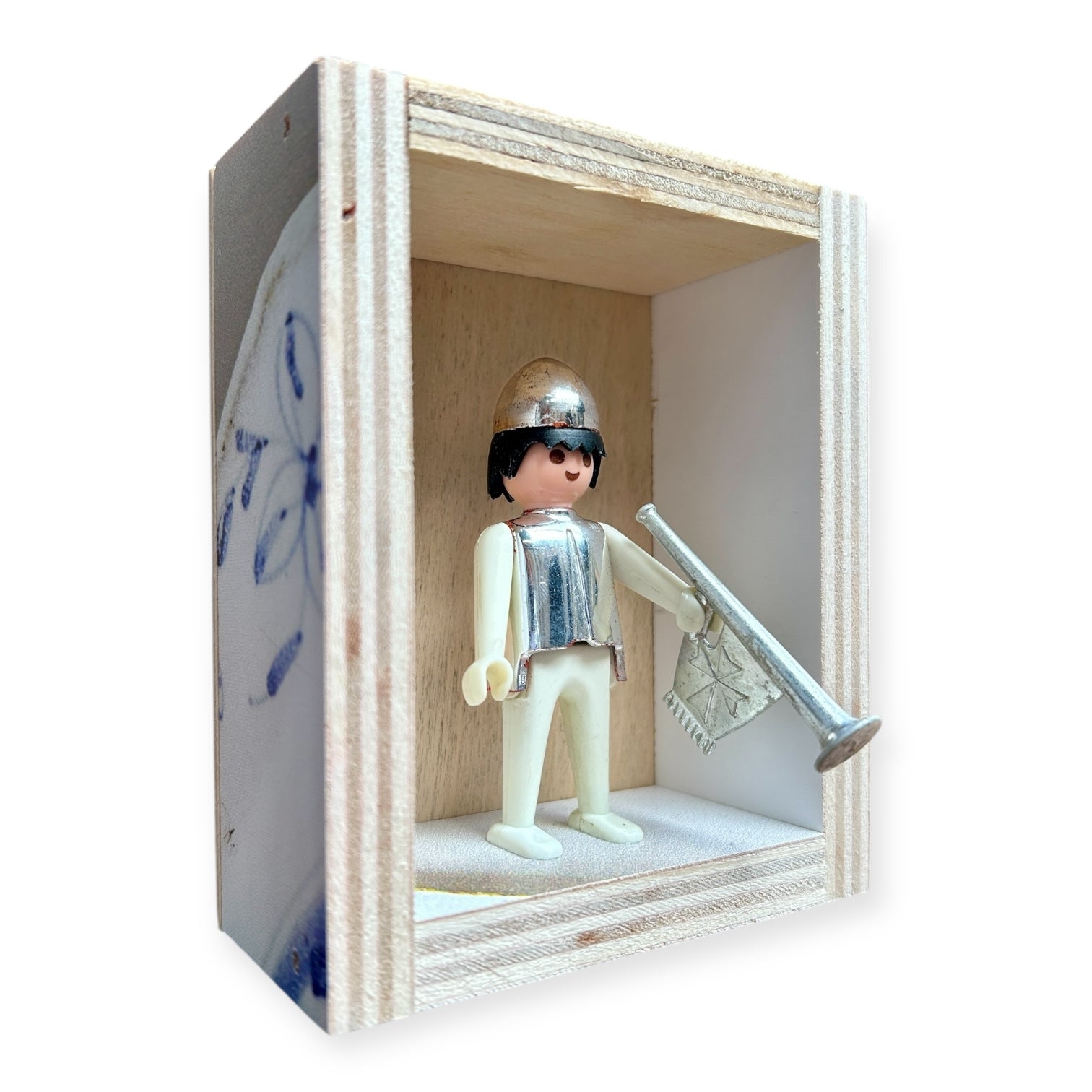 Playmobil huisje 'Ridder wit met hoorn'