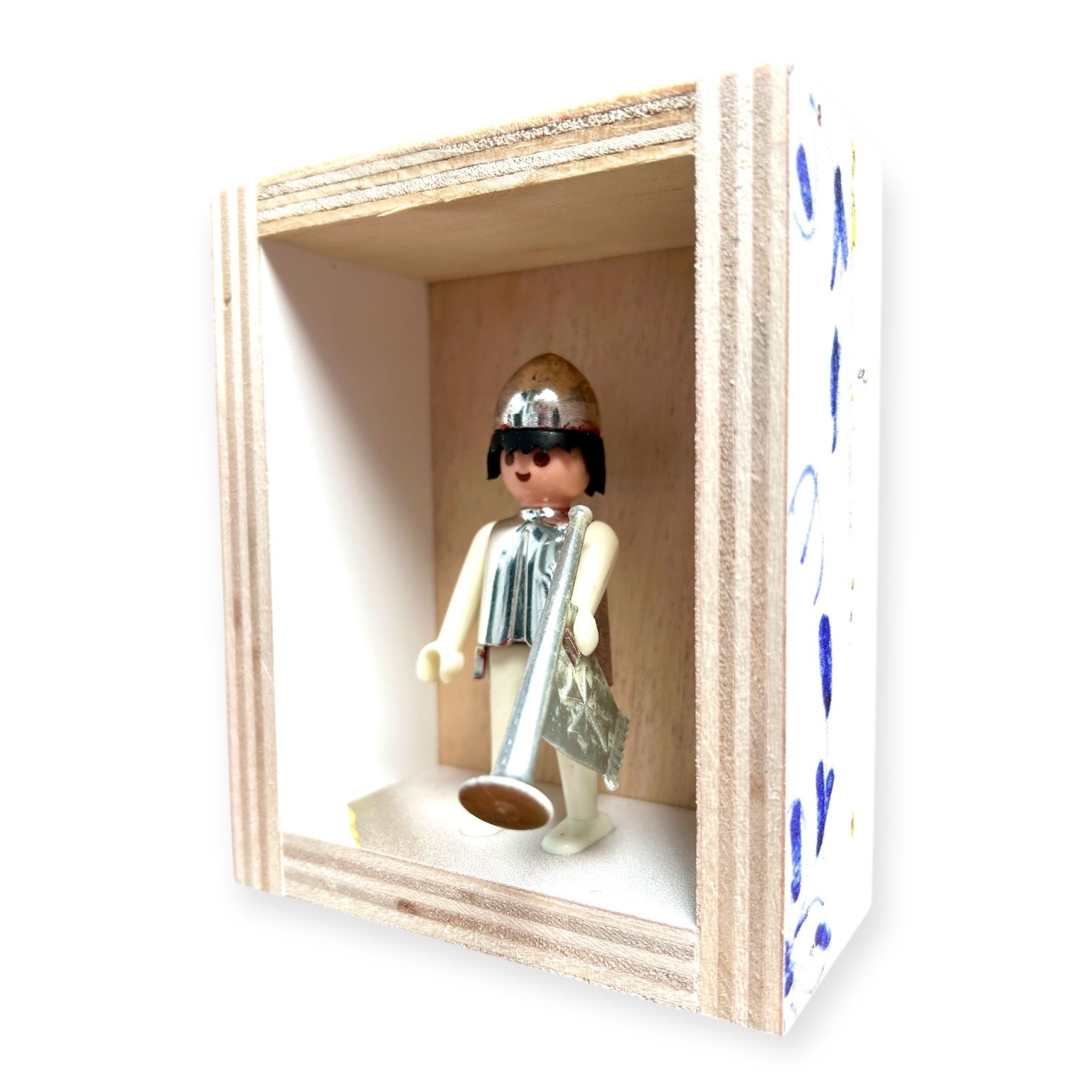 Playmobil huisje 'Ridder wit met hoorn'