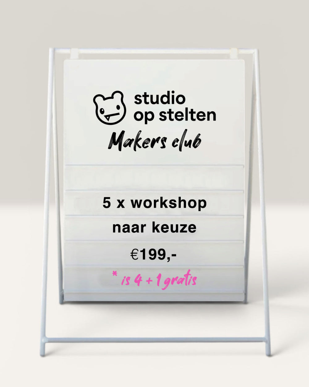 Join the 'Studio op Stelten MAKERS CLUB'