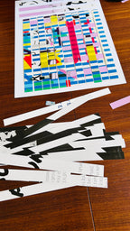 WORKSHOP PAPIERVLECHTEN in ons atelier / incl. 1 ingelijst kunstwerk (ca 3 uur)