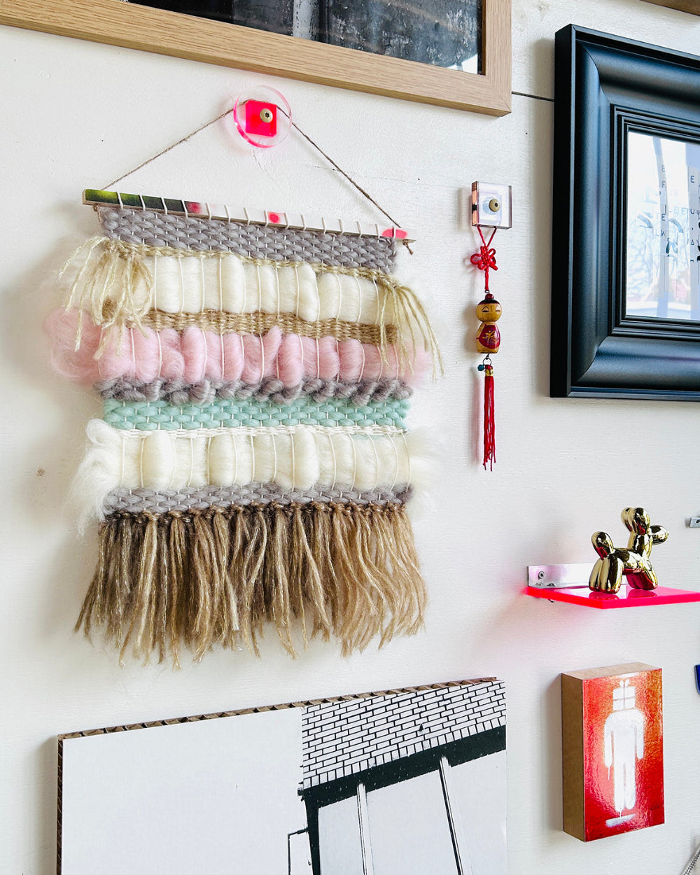 WORKSHOP WANDHANGER WEVEN in ons atelier, compleet (ca 3 uur)