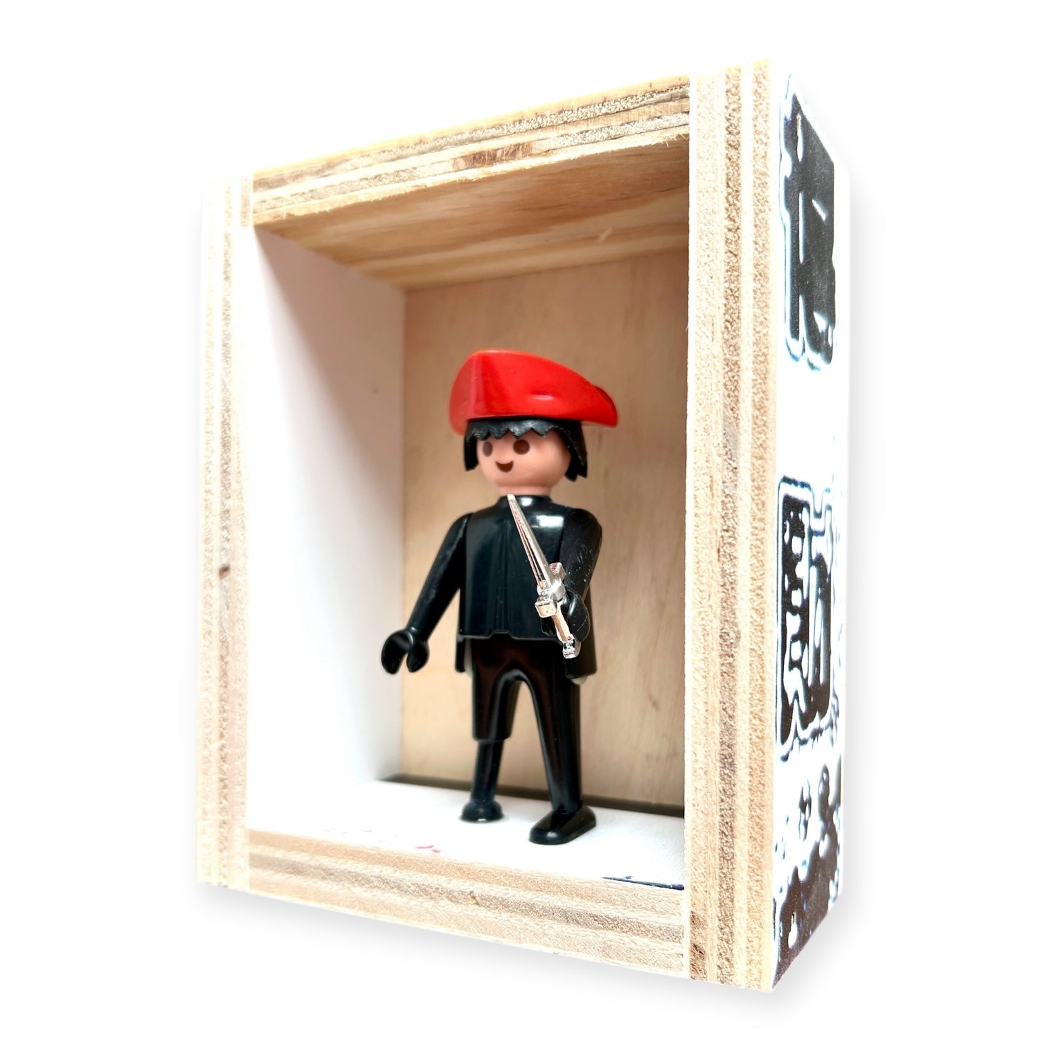Playmobil huisje 'Zwarte piraat met rode hoed en dolk'