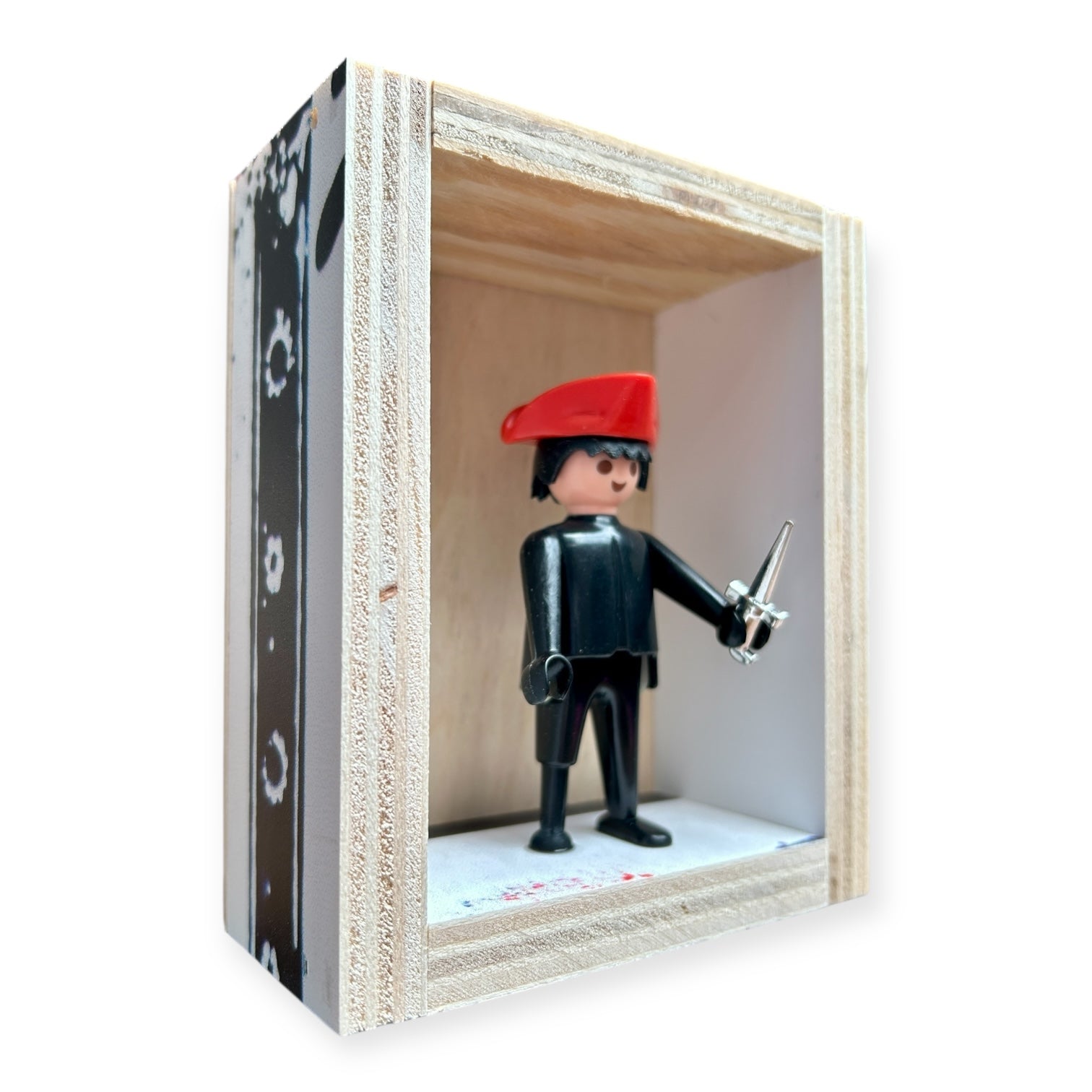 Playmobil huisje 'Zwarte piraat met rode hoed en dolk'