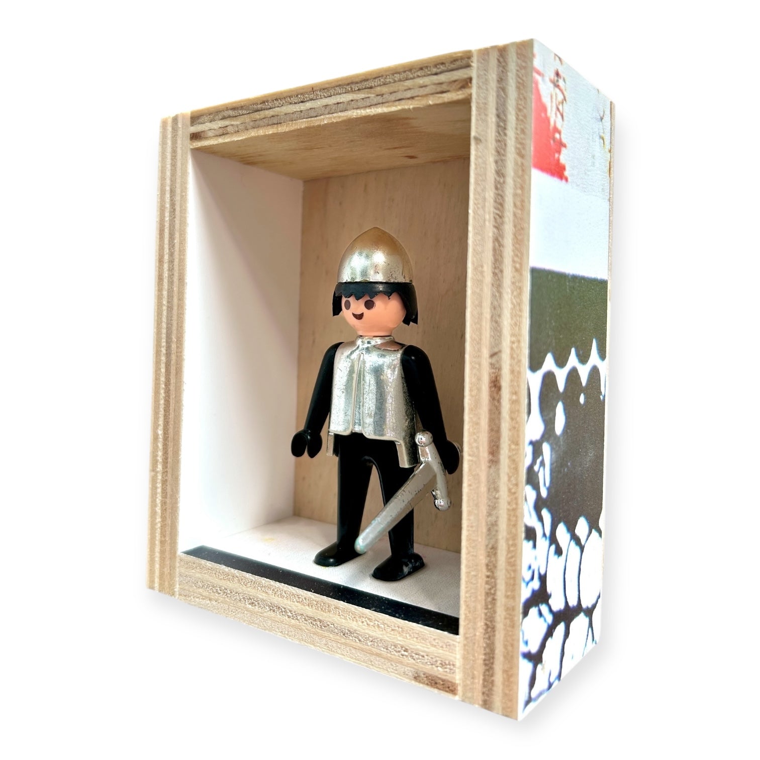 Playmobil huisje 'Zwarte ridder met zwaard'