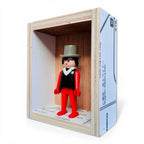 Playmobil huisje 'Zwartrood popje met grijze hoge hoed'
