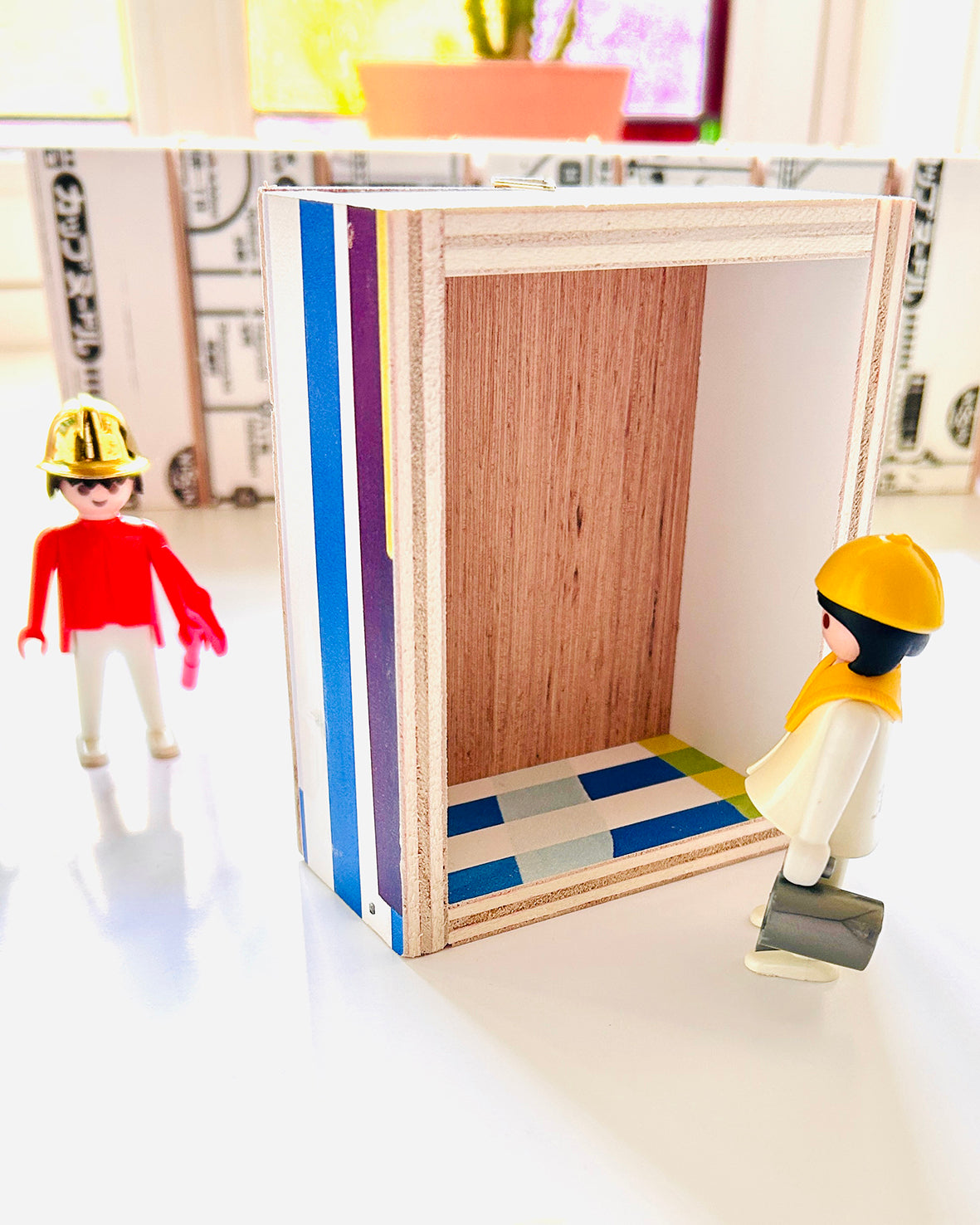 WORKSHOP PLAYMOBIL HUISJE MAKEN in ons atelier, compleet (ca 1,5 uur)