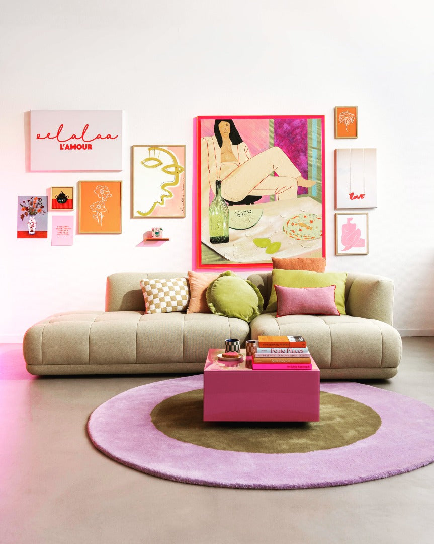 Love, kleur / Foto op Hout