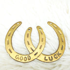 Good Luck / Foto op Hout