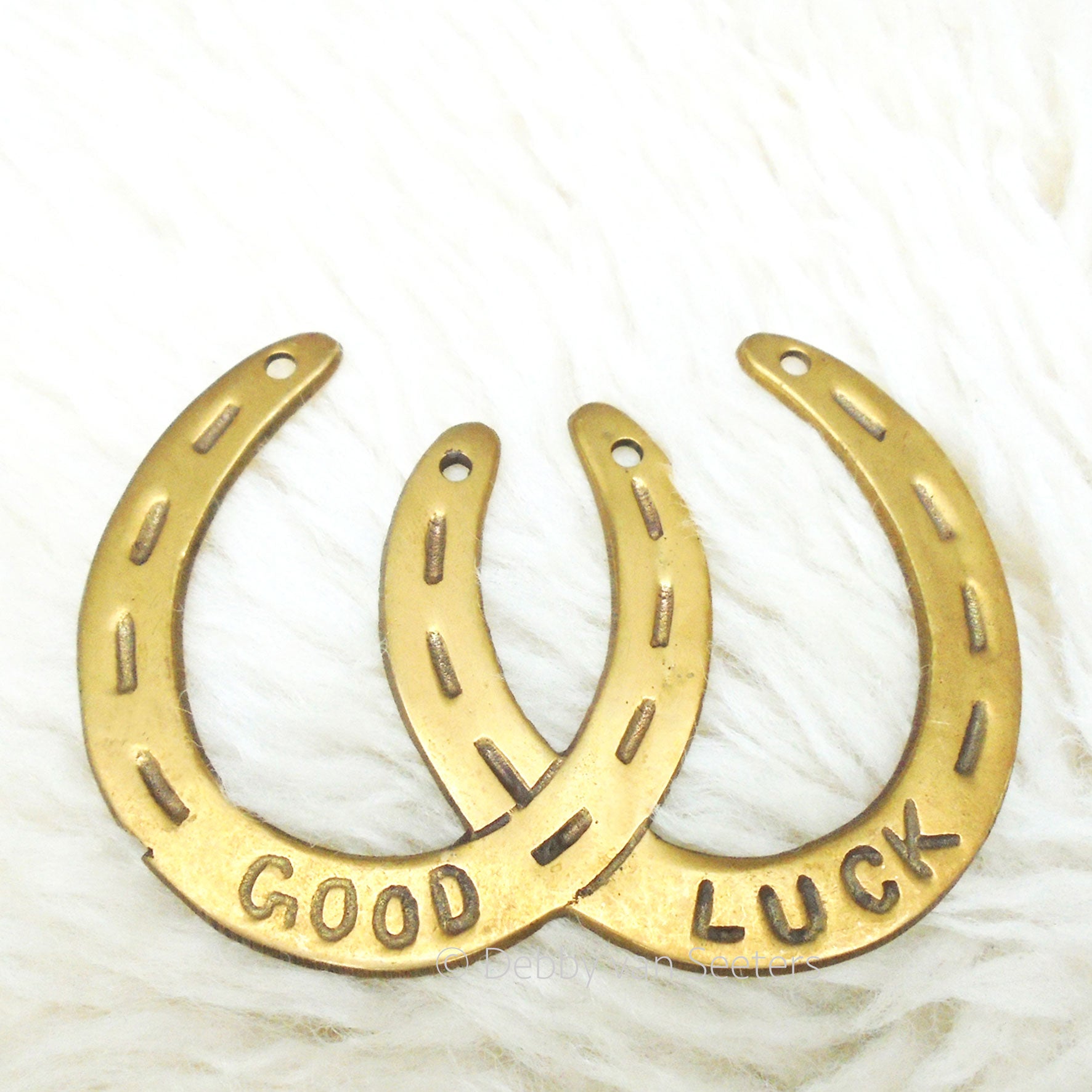 Good Luck / Foto op Hout